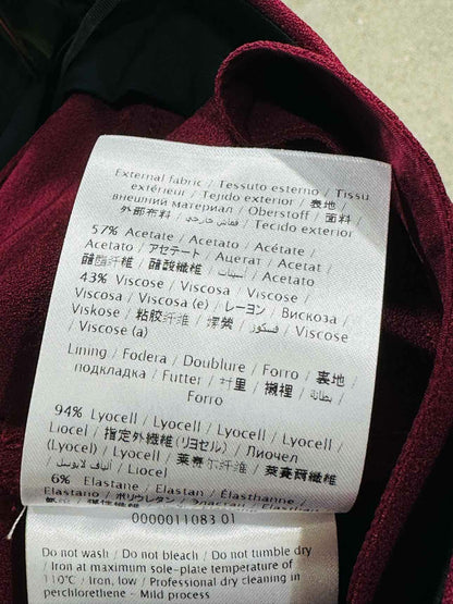 VALENTINO Wide Leg Plum Size US 8 Pants