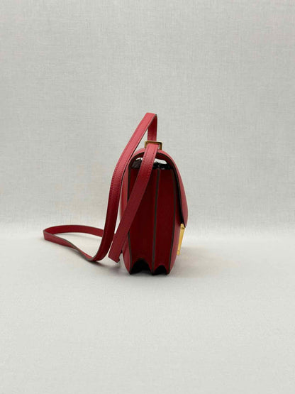 HERMES Constance Rouge Casaque Shoulder Bag