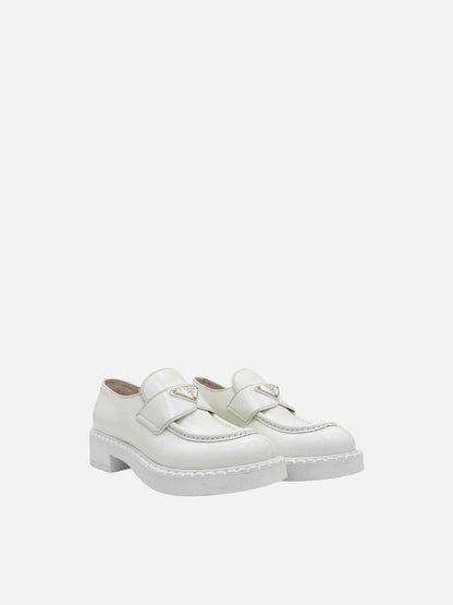 PRADA Slip On White Loafers