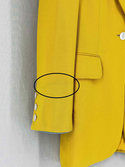 HERMES Mustard Size US 6 Jacket