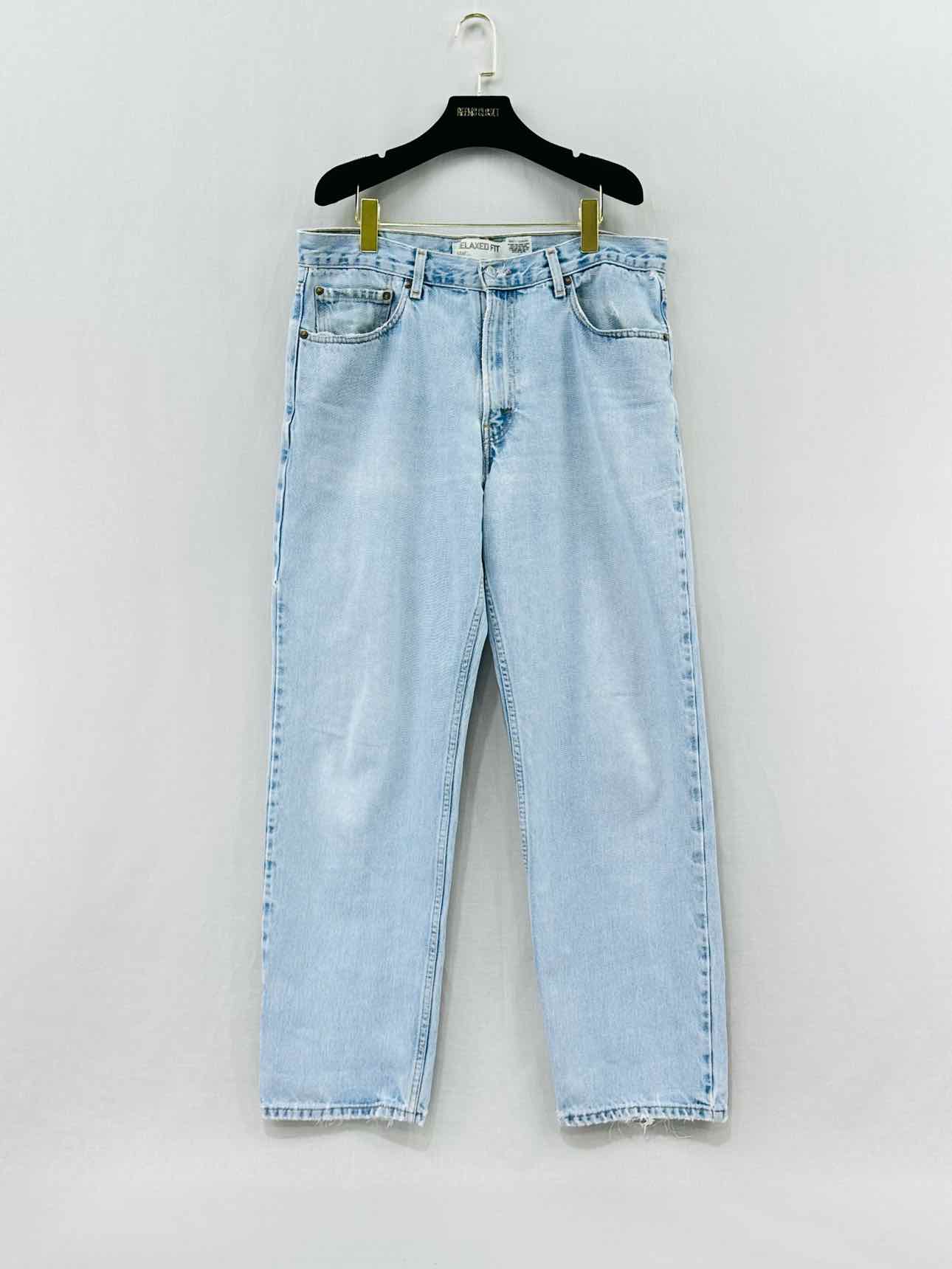 LEVIS Relaxed Fit Pale Blue Size 36 Jeans