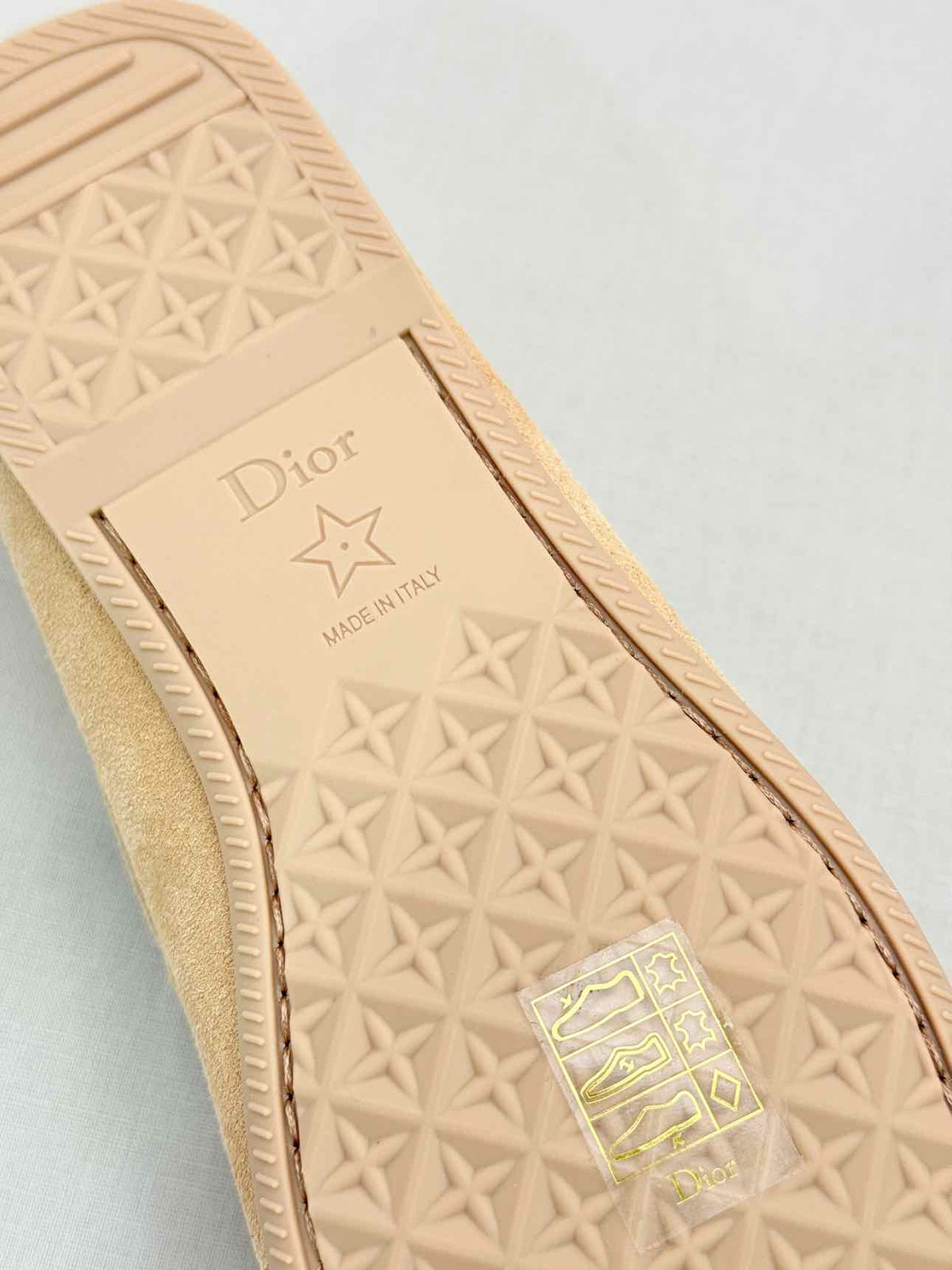 DIOR Miss Dior Street Beige Size EU 37.5 Loafers