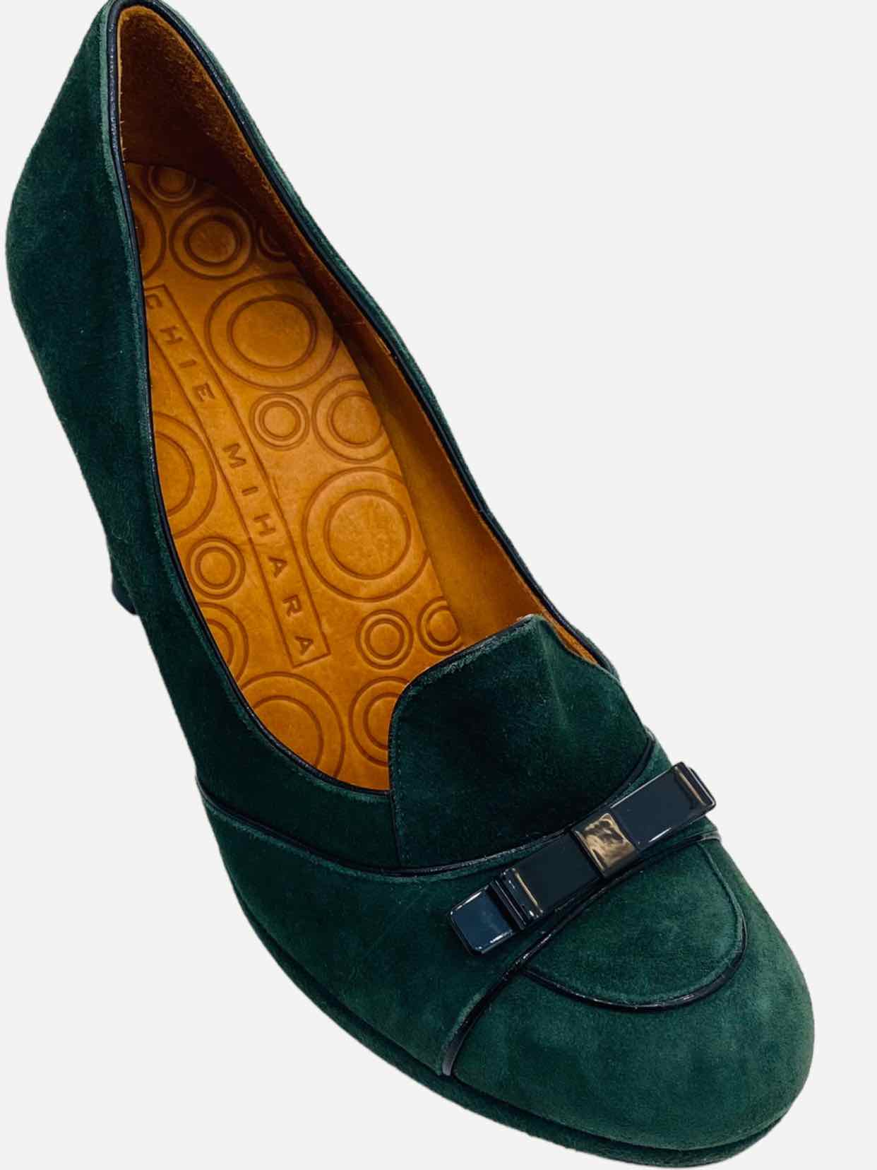 CHIE MIHARA Loafer Green Pumps