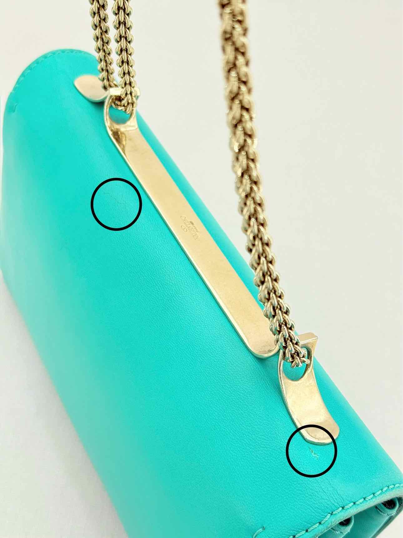 VALENTINO GARAVANI Rockstud Turquoise Shoulder Bag