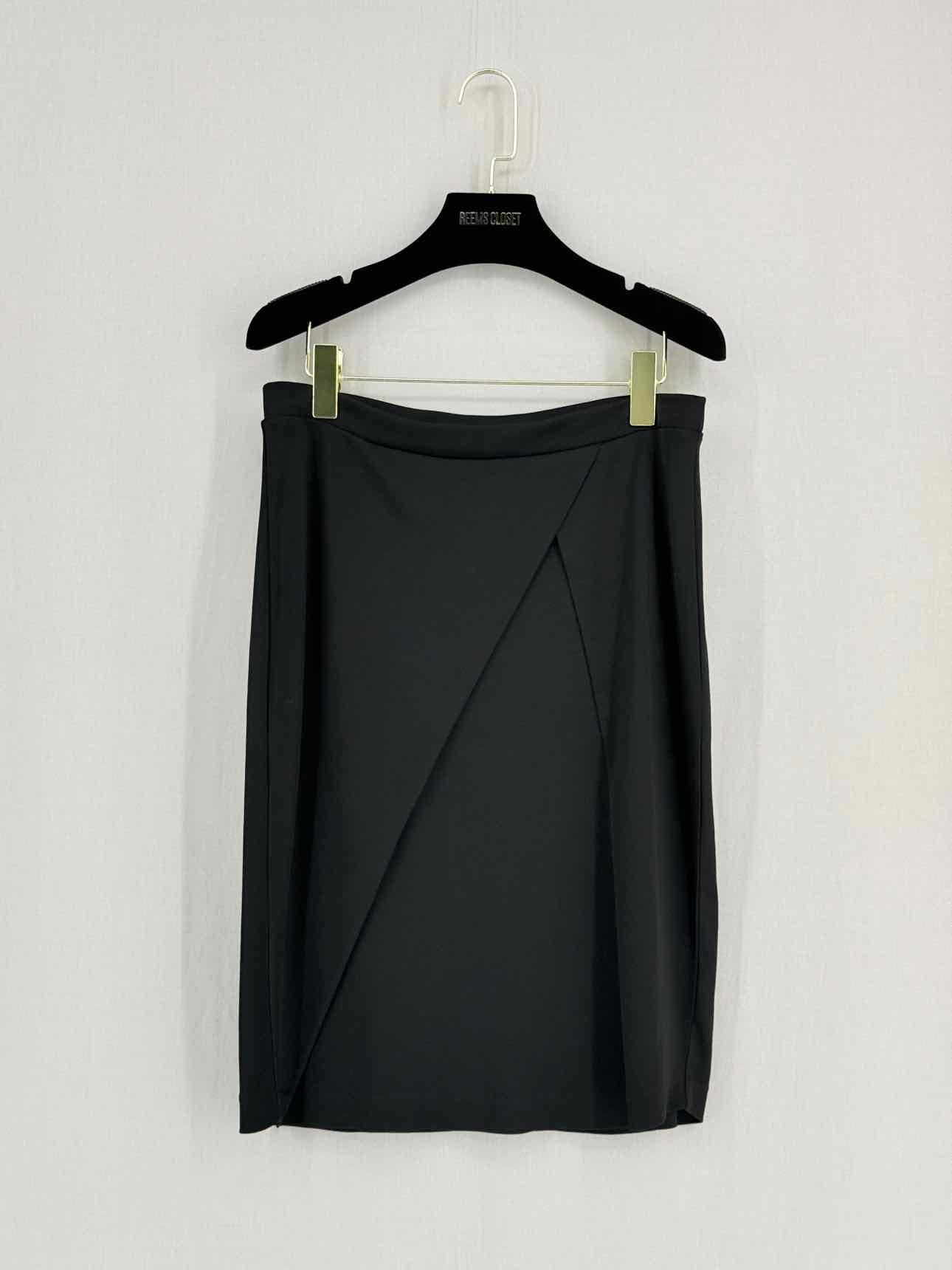 FILIPPA K Black Size Large Knee Length Skirt