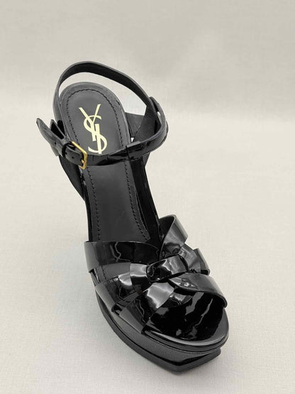 YSL Tribute Black Size EU 40 Platform Sandals