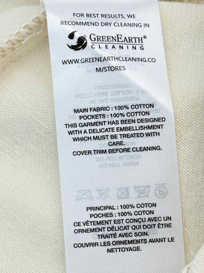 SELF-PORTRAIT Cream Size US 4 Short Dress