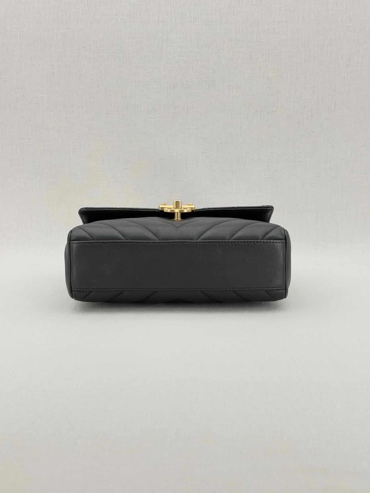 CHANEL In The City Black Quilted Top Handle