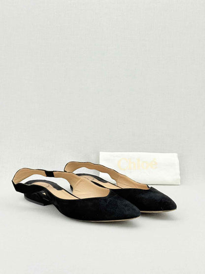 CHLOE Black Size EU 38.5 Slingbacks