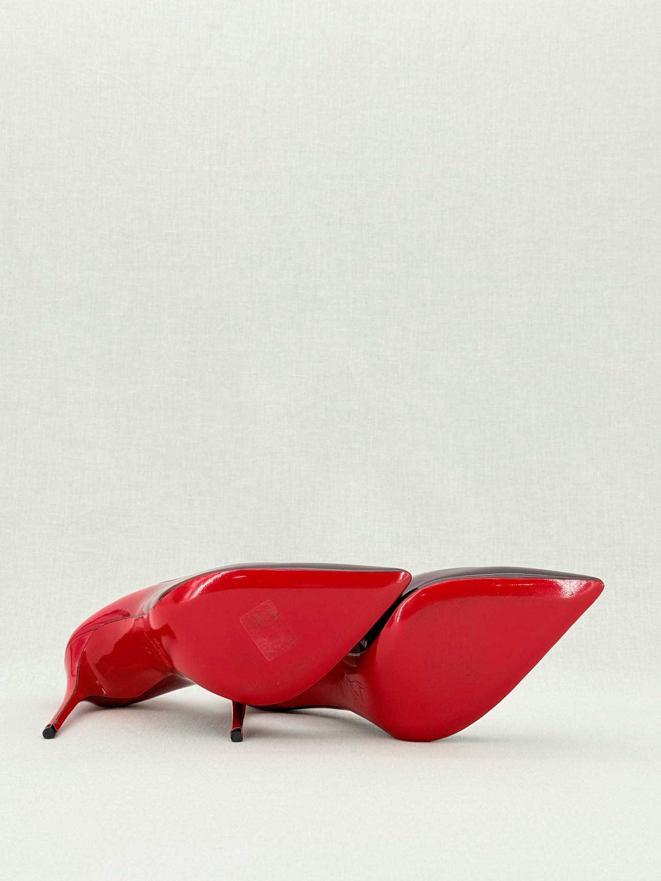 CHRISTIAN LOUBOUTIN Kate Red & Black Size EU 42 Pumps
