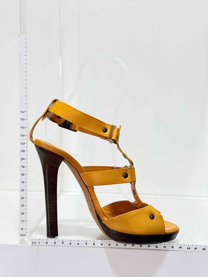 JIMMY CHOO Mustard Size EU 37 Heeled Sandals