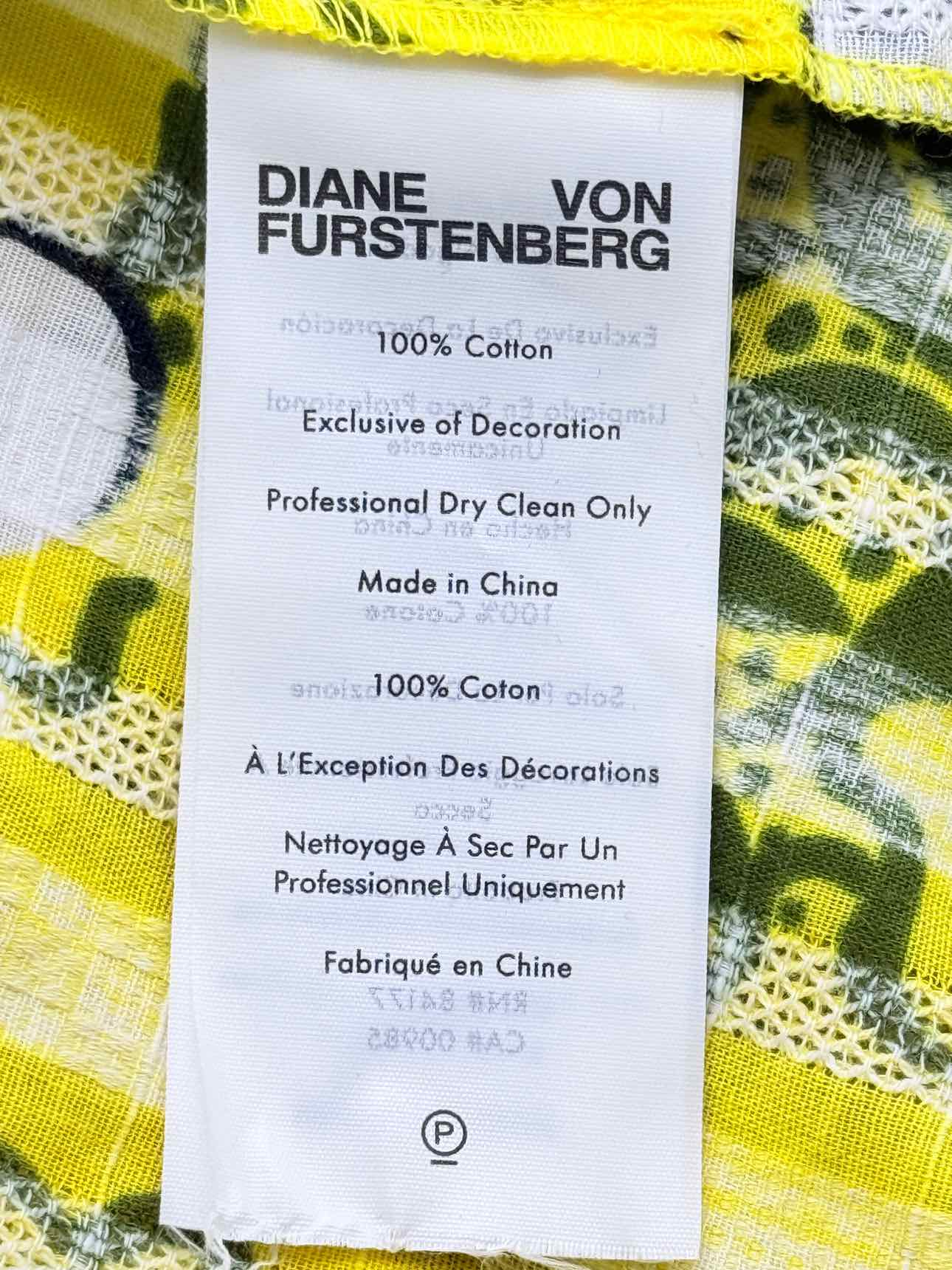 DIANE VON FURSTENBERG Size Medium Long Dress