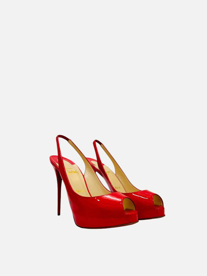 CHRISTIAN LOUBOUTIN Private Number Red Slingbacks