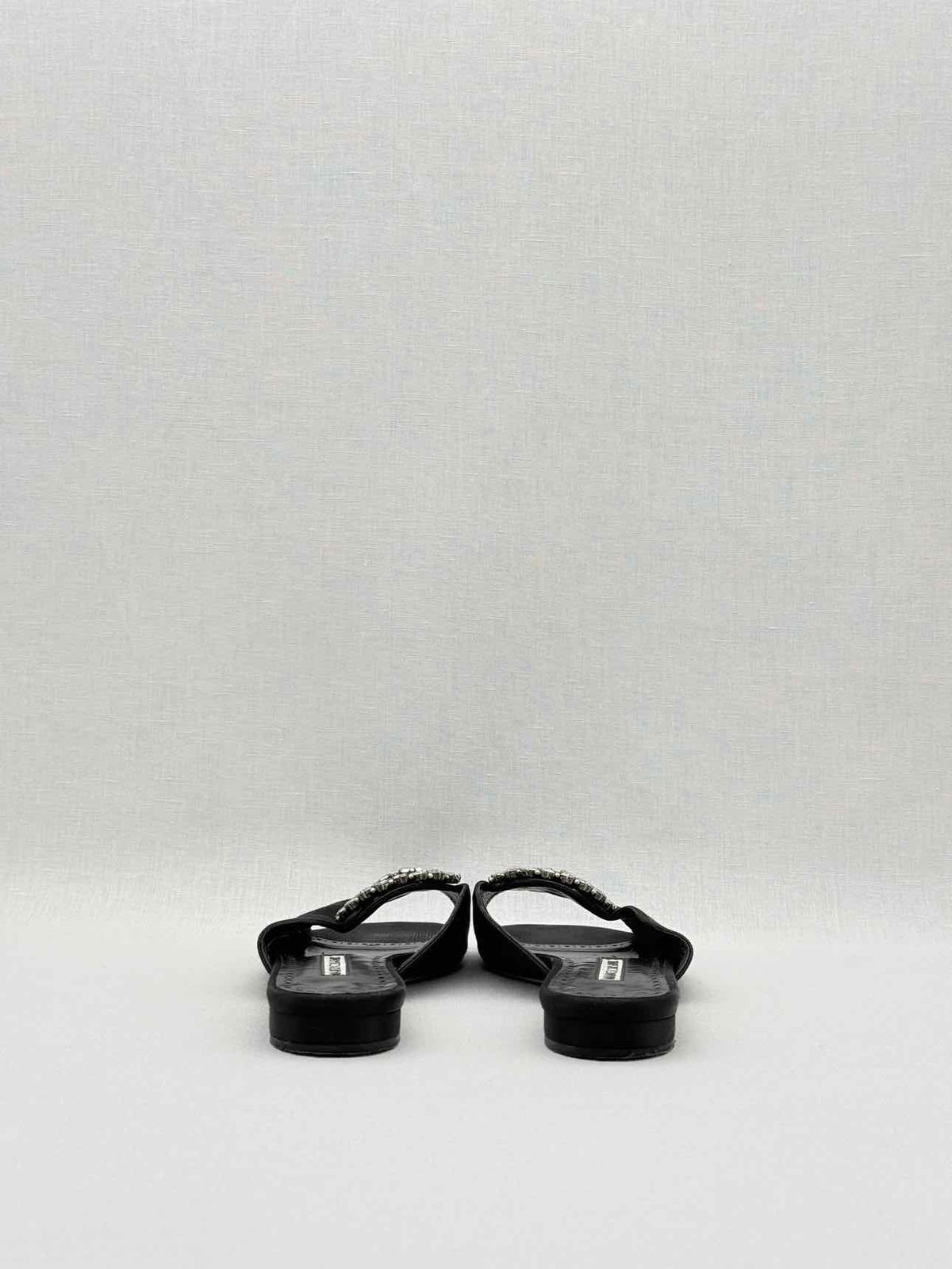 MANOLO BLAHNIK Pralina Black Size EU 35.5 Mules