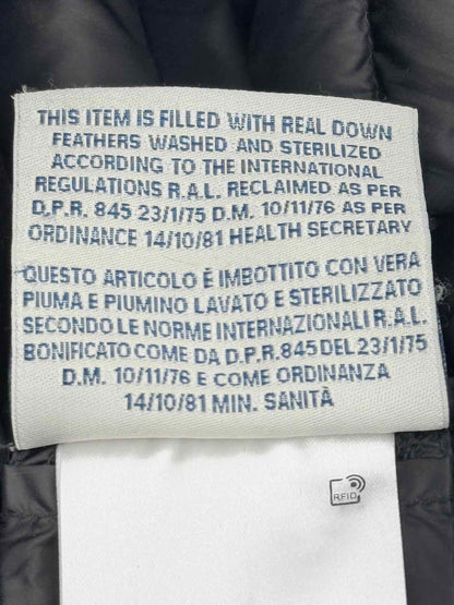 MONCLER Black Quilted Size US 0 Jacket