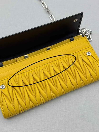 MIU MIU Black & Yellow Crossbody
