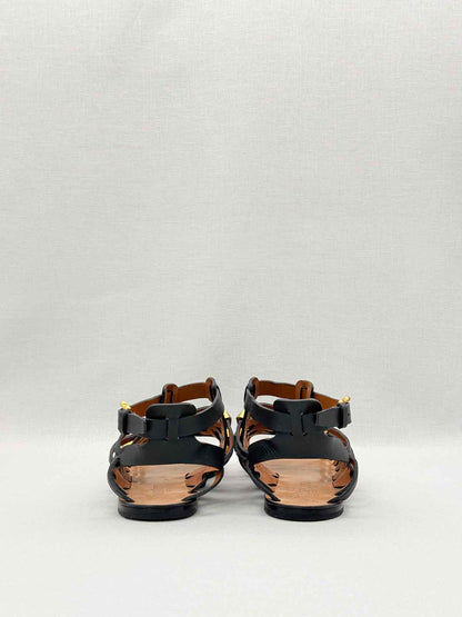 VALENTINO GARAVANI Rockstud Black Size EU 37.5 Sandals