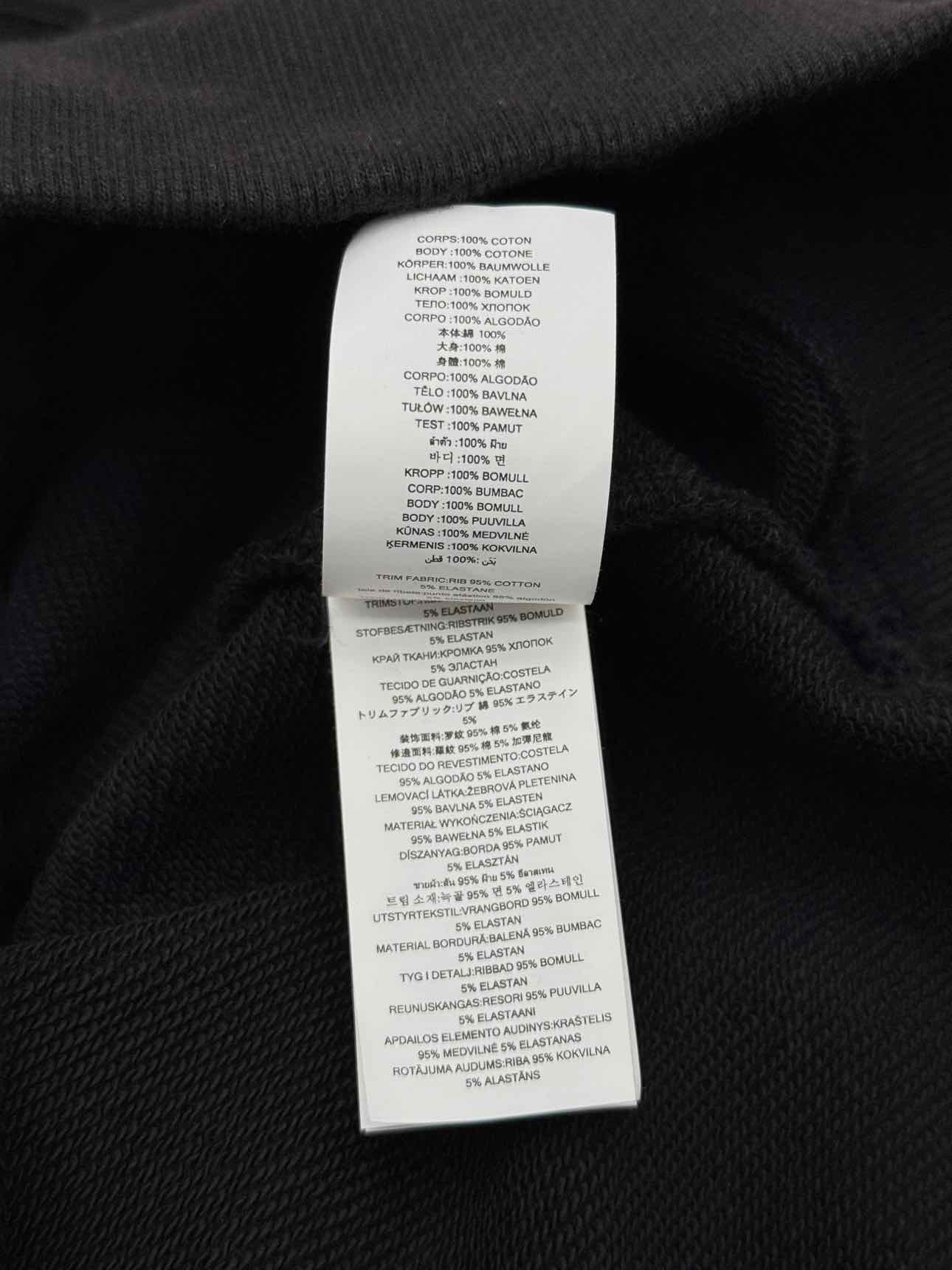 MICHAEL KORS Black Logo Size Large Sweatshirt
