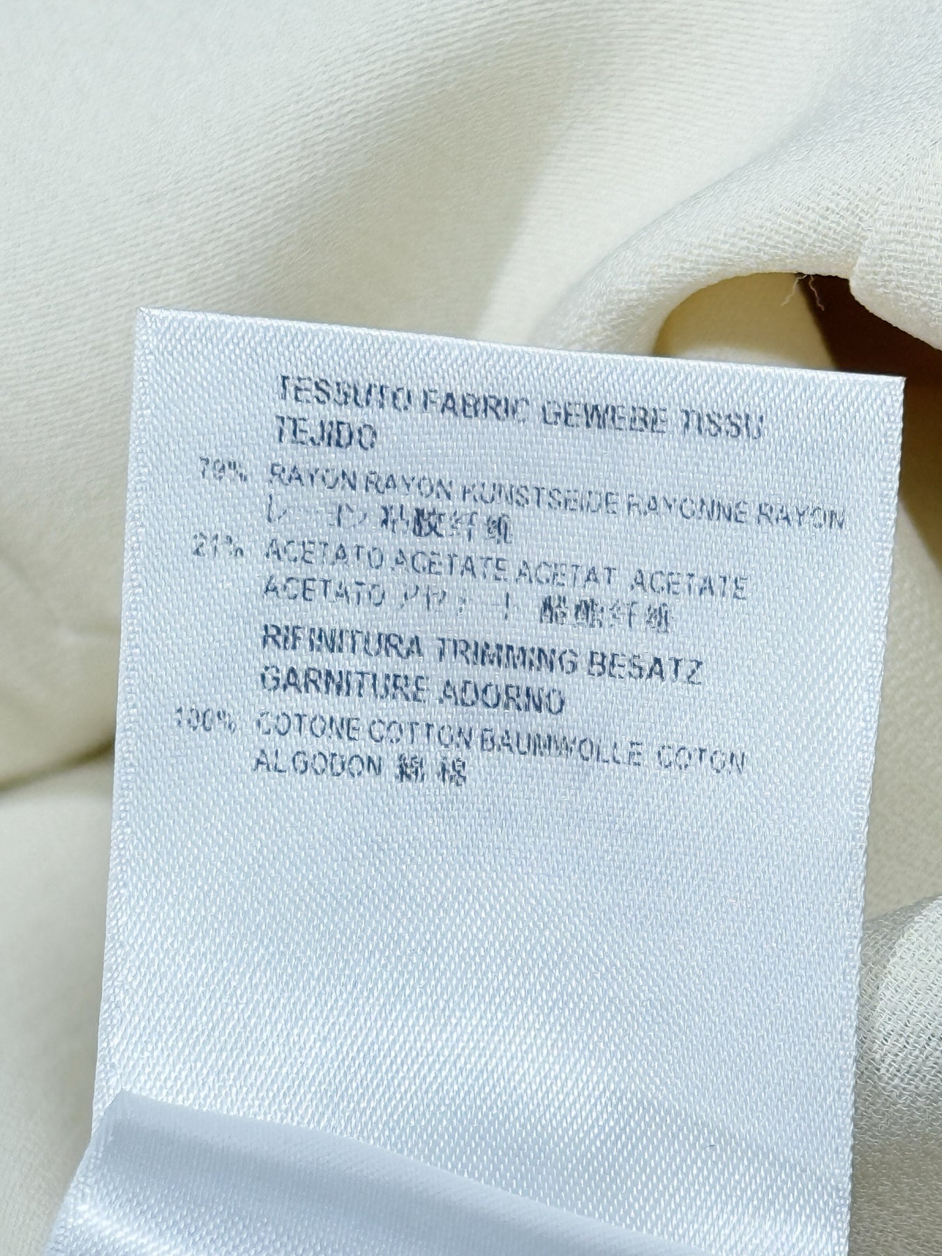 STELLA MCCARTNEY Cream Size US 4 Midi Dress