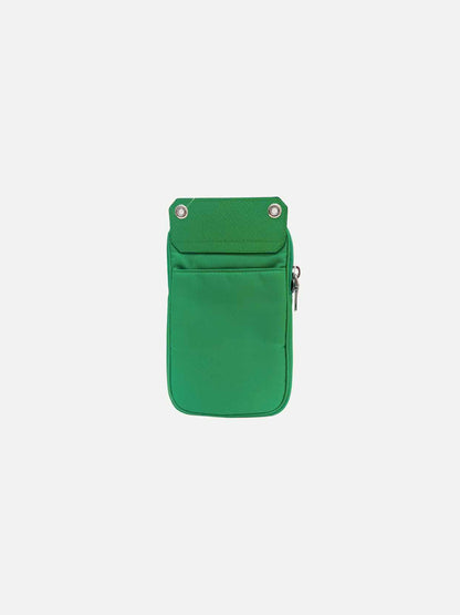 PRADA Phone Case Green Crossbody