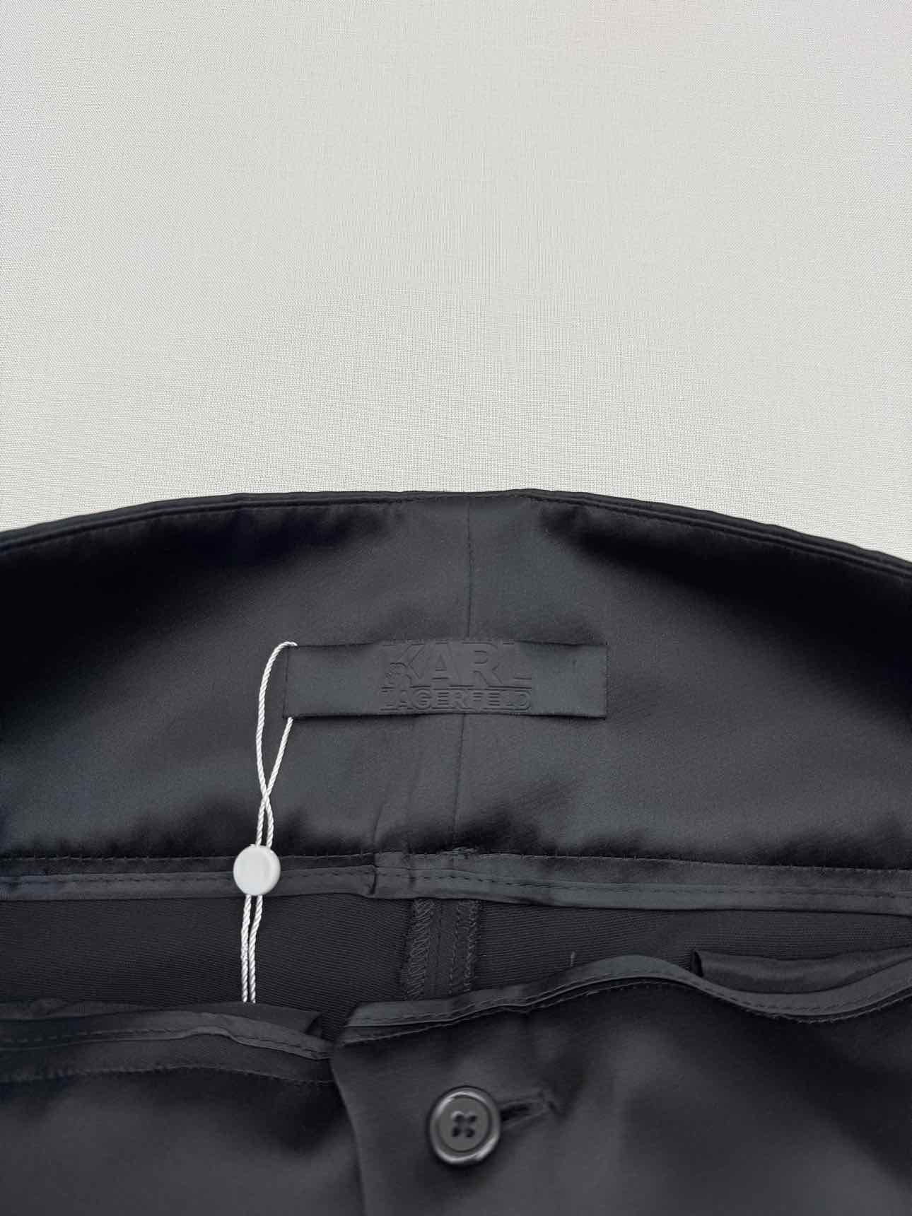 KARL LAGERFELD Tuxedo Black Size US 8 Pants