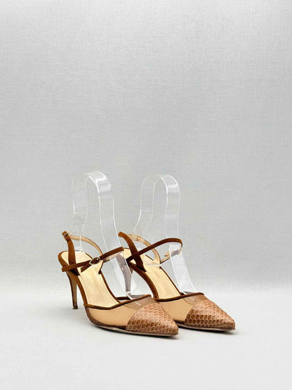 JENNIFER CHAMANDI Brown Size EU 37.5 Heeled Sandals