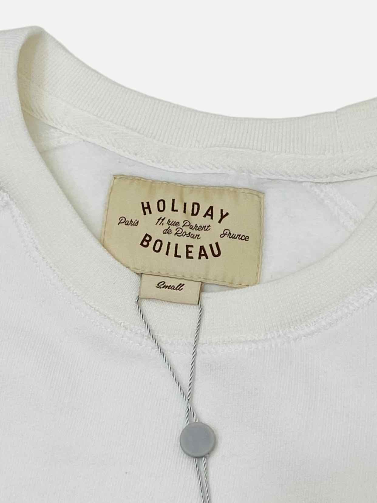 HOLIDAY BOILEAU Basic Cream Sweatshirt