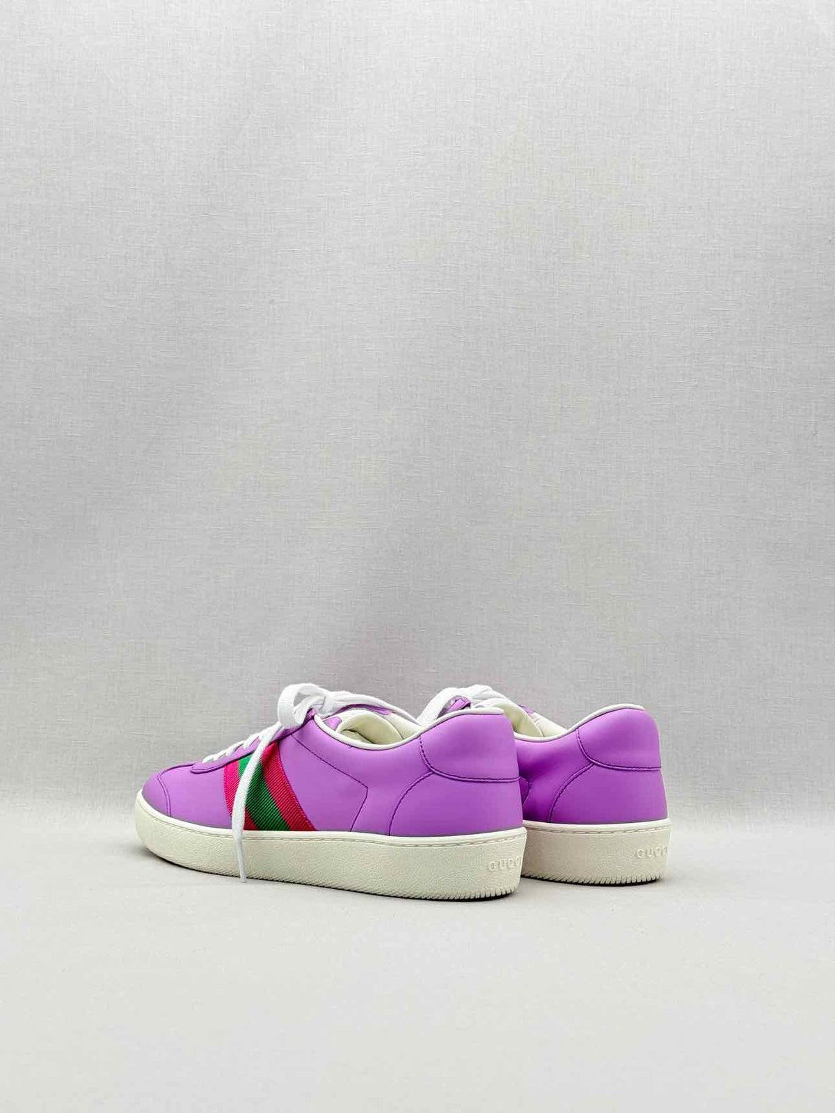 GUCCI G74 Purple Web Stripe Size EU 38 Sneakers