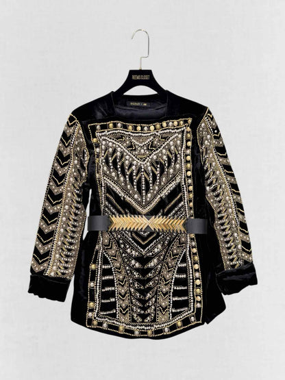BALMAIN Black Size US 8 Top