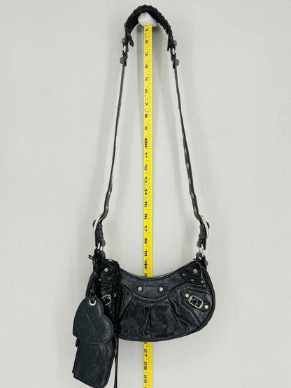 BALENCIAGA Le Cagole Black Shoulder Bag