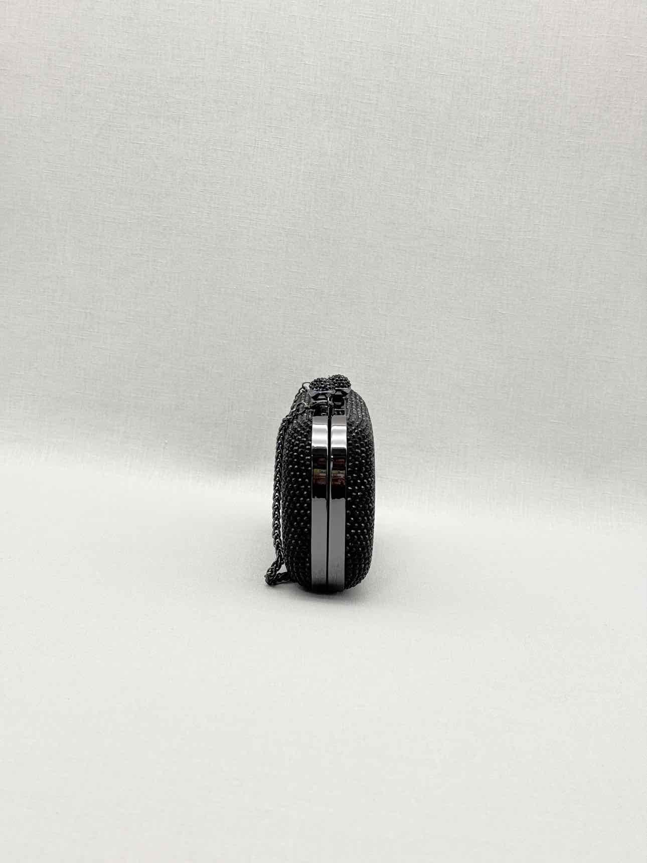MARINA RINALDI Saetta Black Clutch