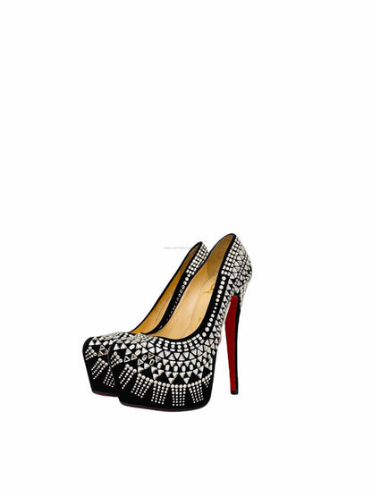 CHRISTIAN LOUBOUTIN Daffodile Black Pumps 35.5