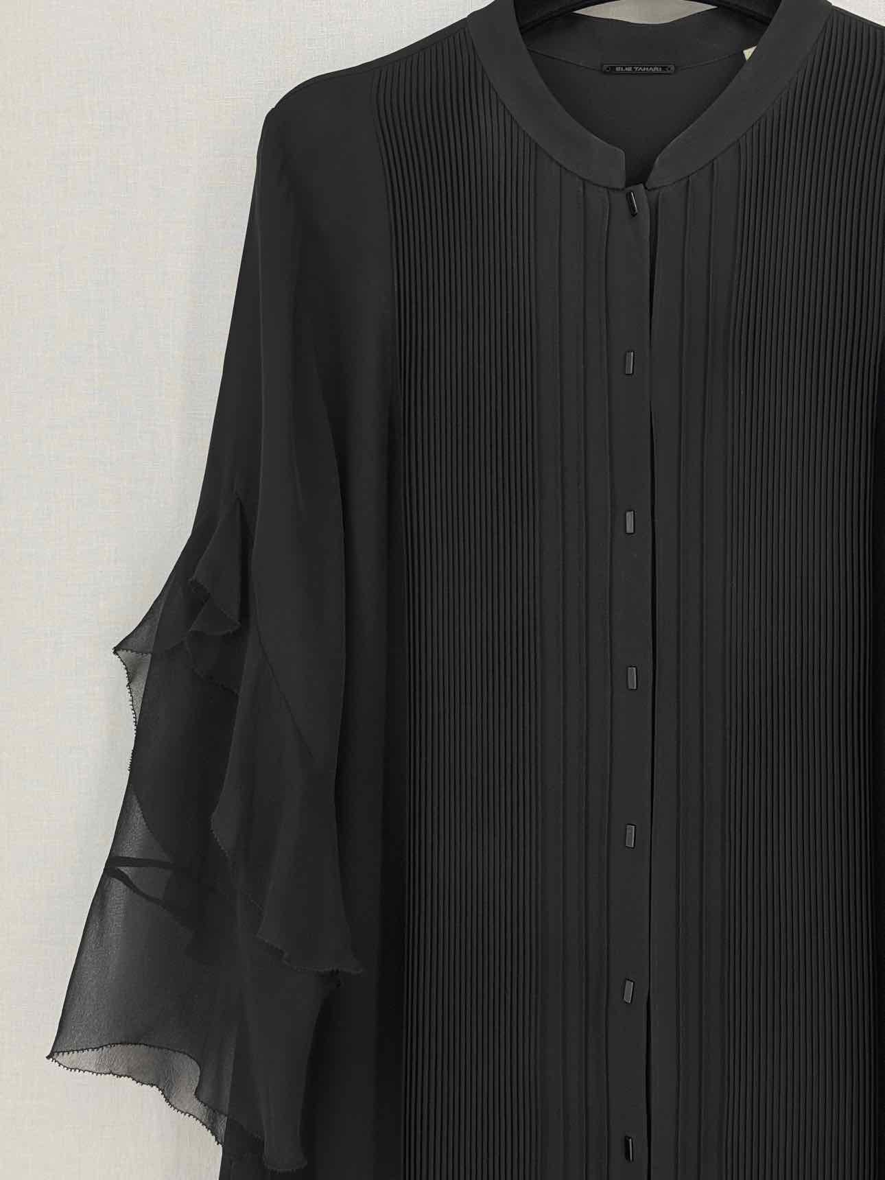 ELIE TAHARI Black Size Medium Knee Length Dress