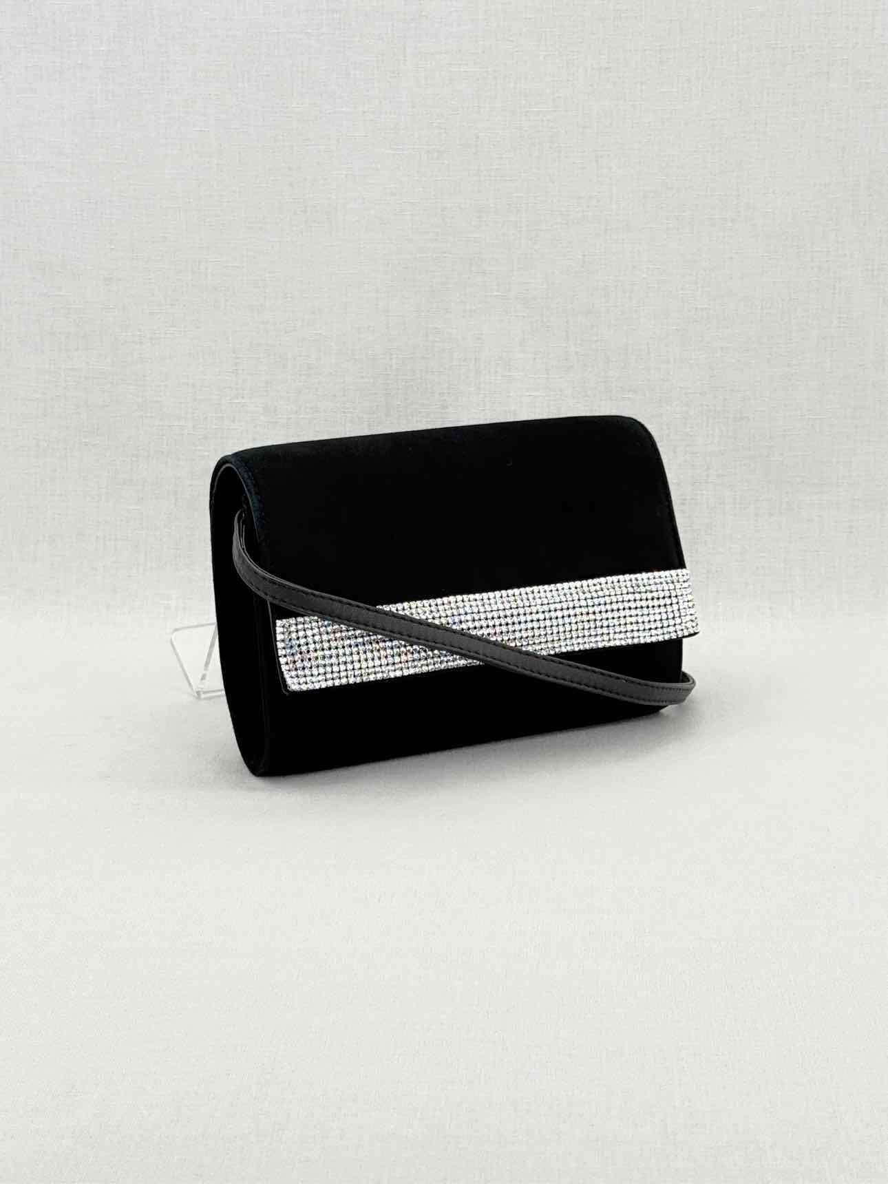 GIUSEPPE ZANOTTI Velvet Black Clutch