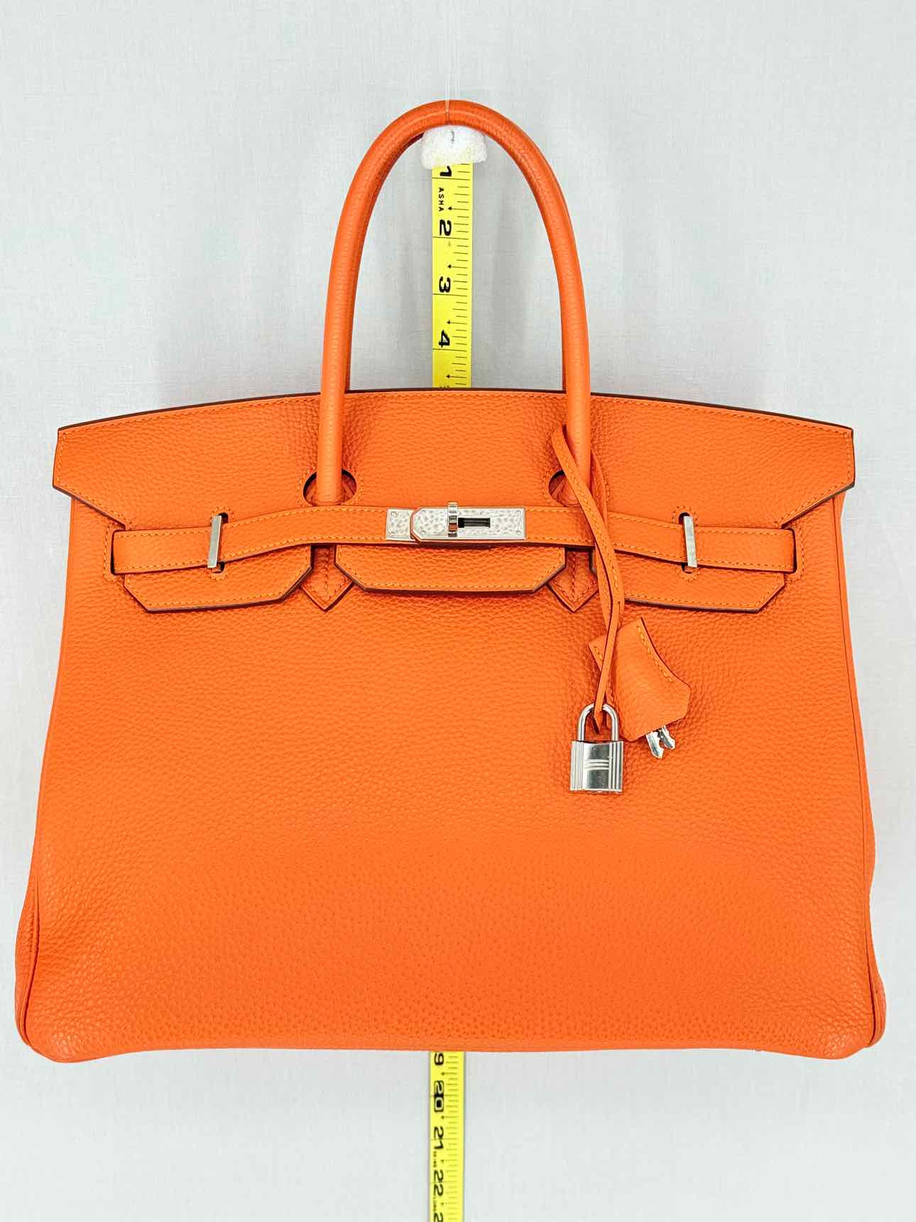 HERMES Birkin Orange Top Handle