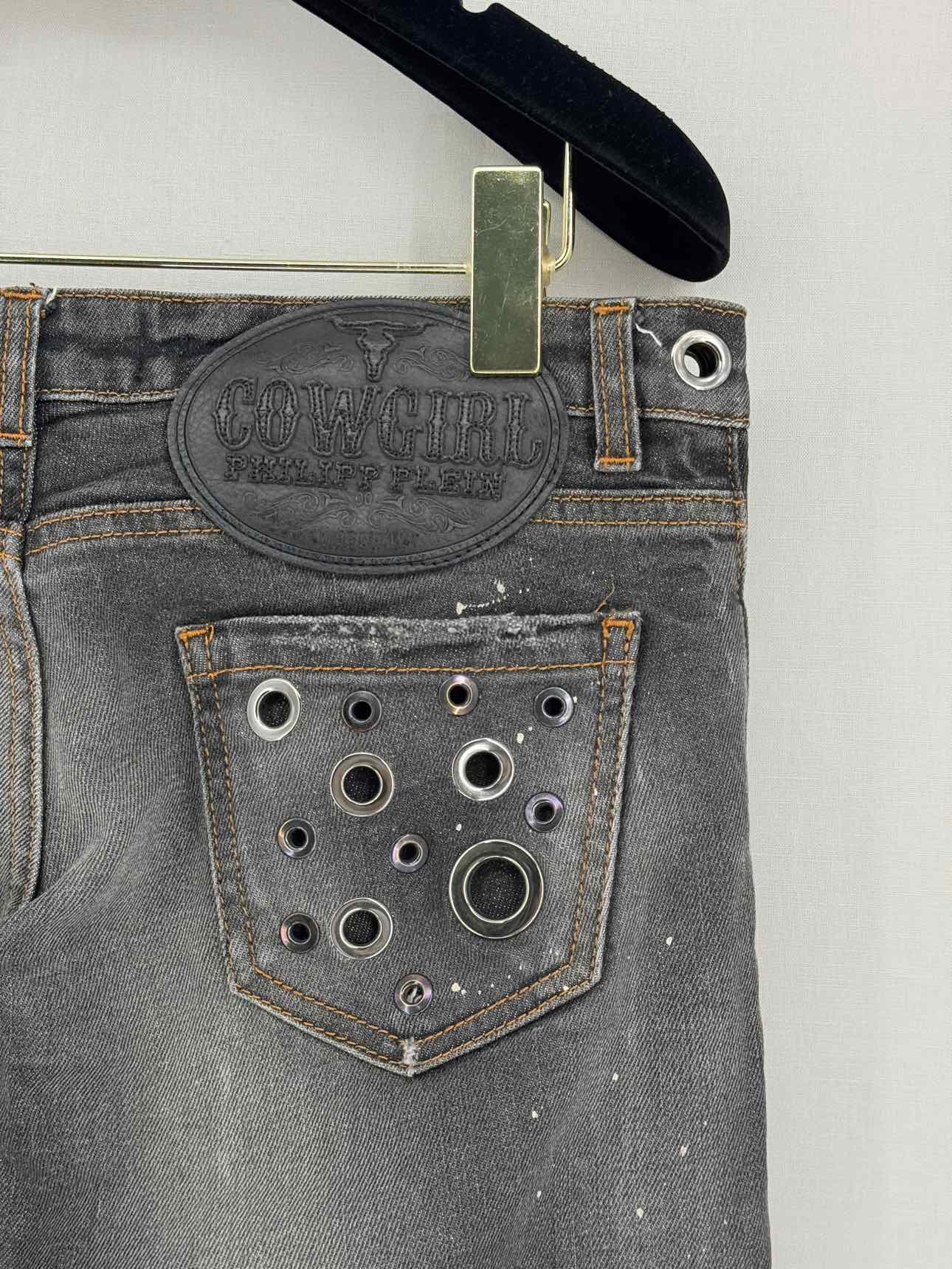 PHILIPP PLEIN Grey Size 27 Jeans