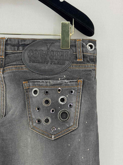 PHILIPP PLEIN Grey Size 27 Jeans