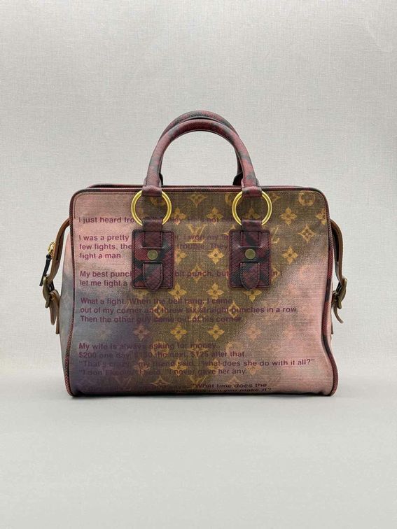 LOUIS VUITTON Brown Multicolor Monogram Top Handle