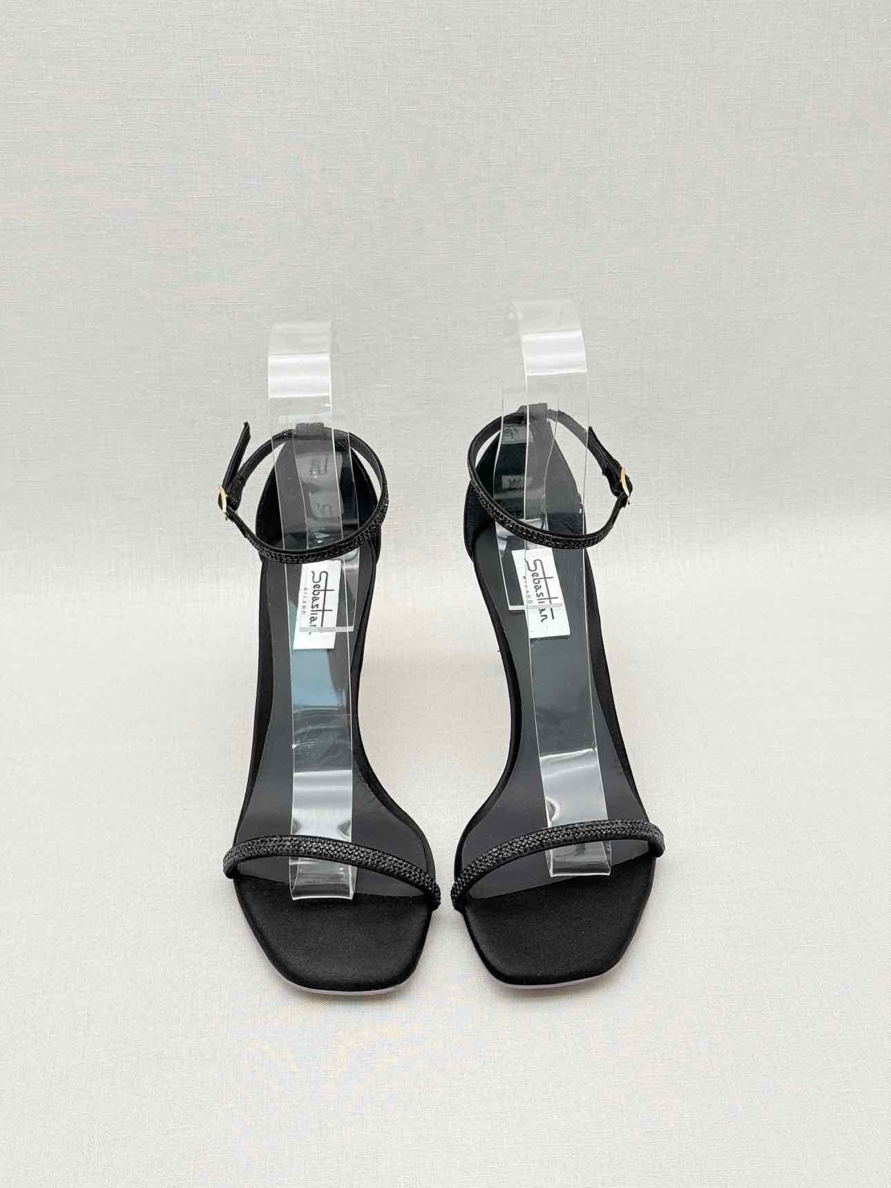 SEBASTIAN MILANO Black Size EU 39 Heeled Sandals