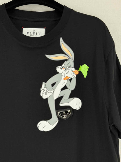 PHILIPP PLEIN Black Print Size Large T-shirt