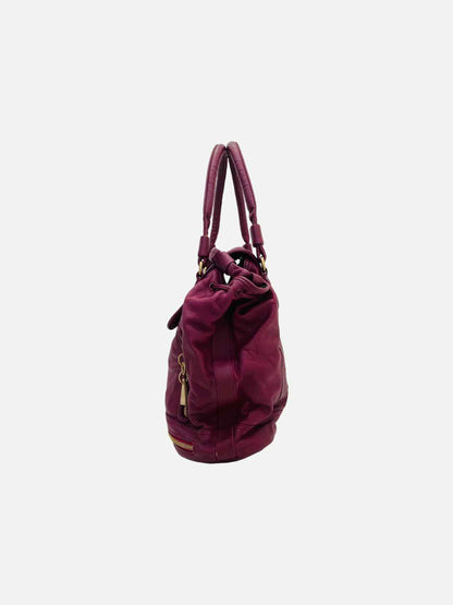 SEE BY CHLOE Zip Detail Burgundy Top Handle