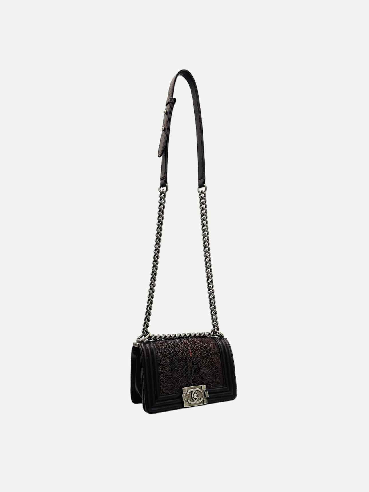 CHANEL Limited Edition Burgundy Shoulder Bag