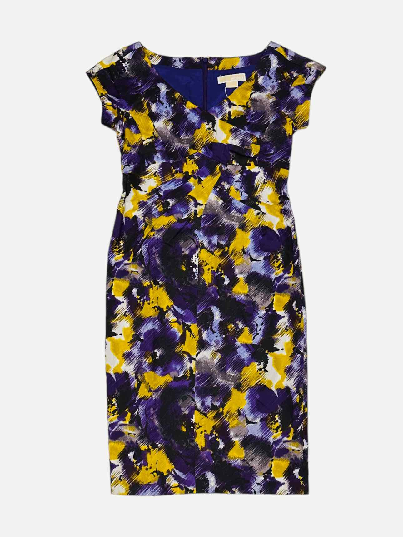 MICHAEL MICHAEL KORS Sheath Printed Knee Length Dress