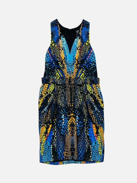 ALEXANDER MCQUEEN Shift Crocodile Knee Length Dress