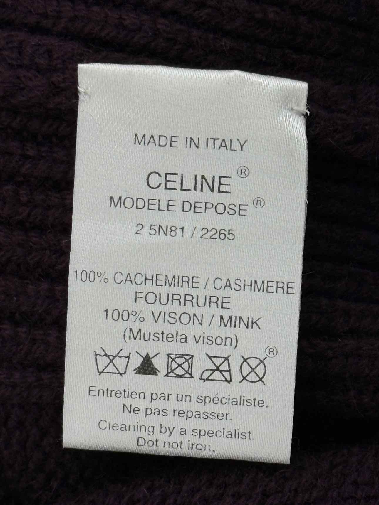CELINE Purple Size Medium Cardigan