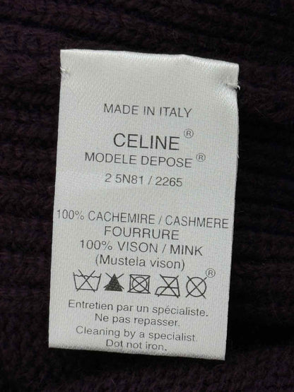 CELINE Purple Size Medium Cardigan