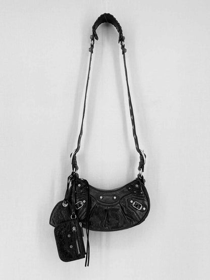 BALENCIAGA Le Cagole Black Shoulder Bag