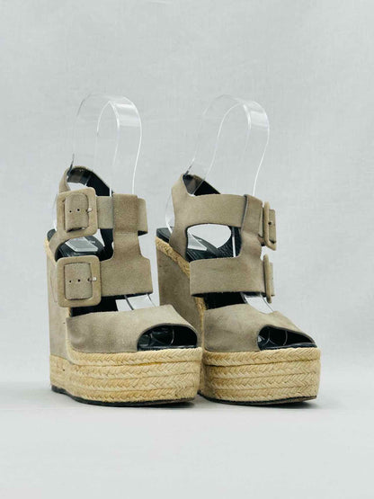 PIERRE HARDY Espadrille Grey Size EU 39 Wedges