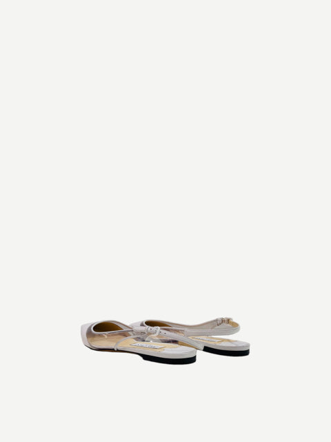 JIMMY CHOO Erin White Flats 40