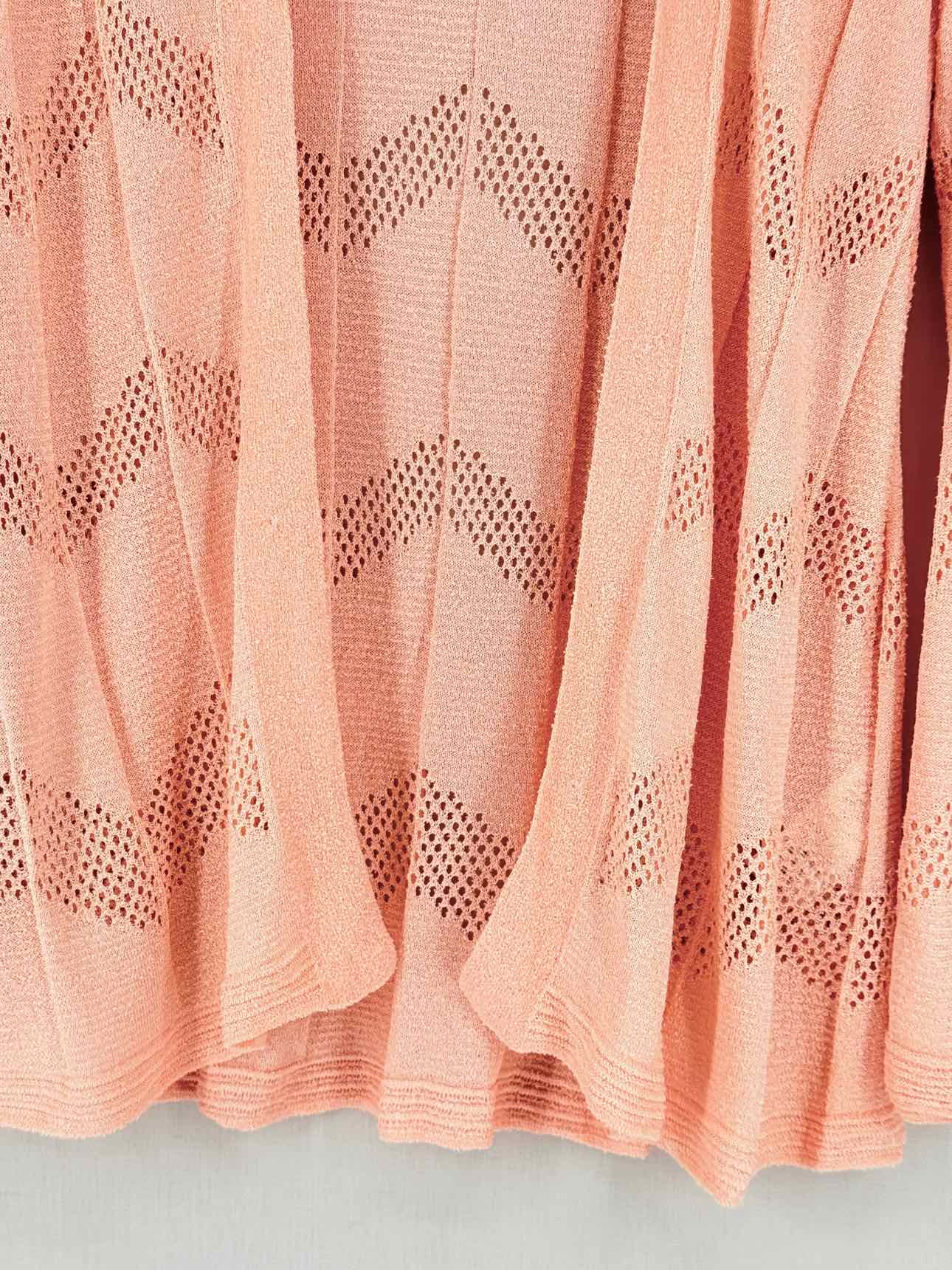 M MISSONI Peach Wavy Size US 8 2 PC Top